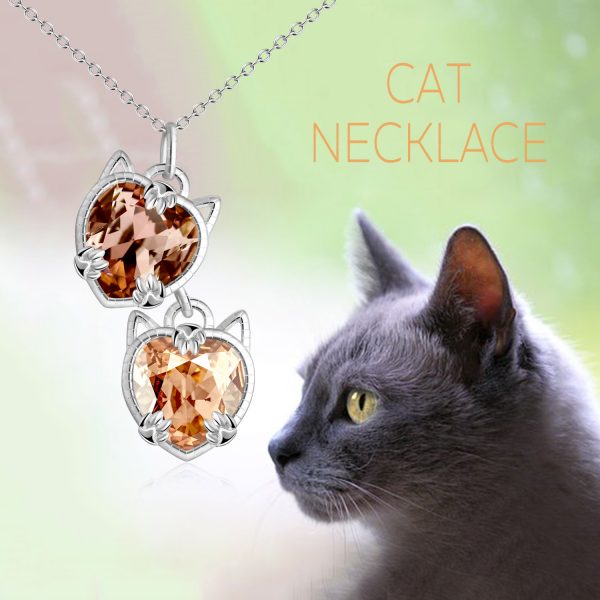 New! Crystal Cat Charm Necklace Giveaway The Tiniest Tiger Cat Community
